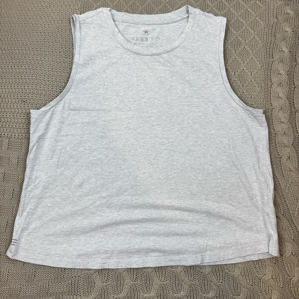 Freefly Women’s Gray Sleeveless Tank Top ~ Medium
